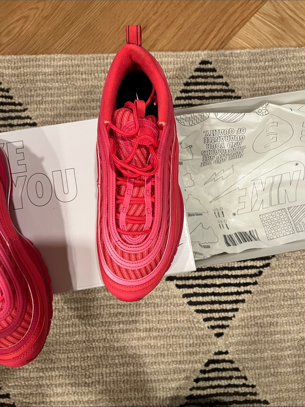 Nike Women’s Air Max 97 — Hot Pink Trainers - Picture 5 of 11